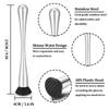 304 Stainless Steel Bartender Tamper 9 Inch Silver