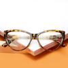 0 -0.5 -0.75 To -6.0 Minus Degree Blue Light Blocking Cat Eye Prescription Spectacles Women Men Student Short-Sight Eyewear