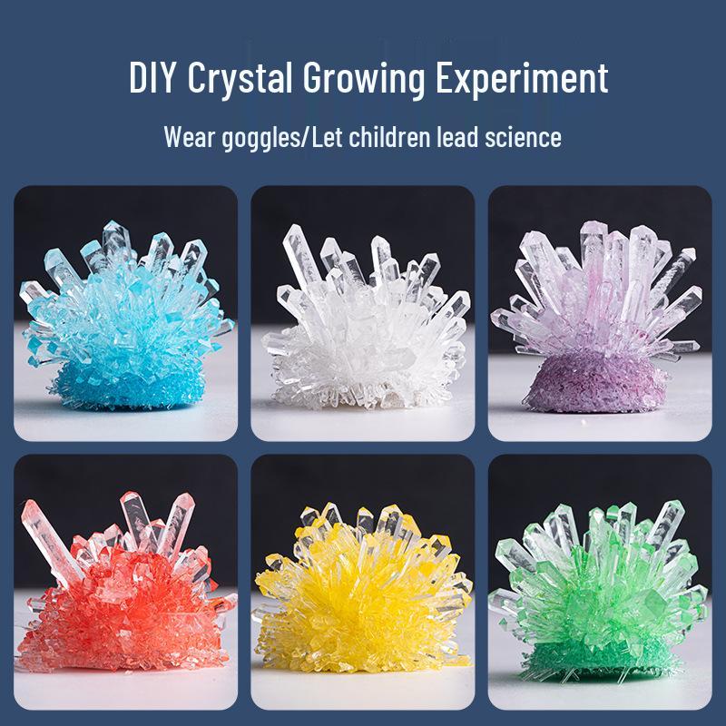 DIY Crystal Planting Science Kit for Primary Students - Educational Experiment Toy