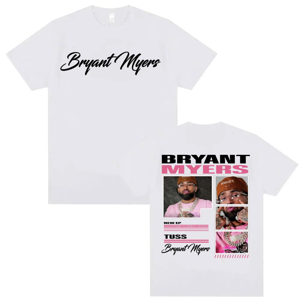 2025 Rappert Myers Tour Graphic T-Shirt Men's Hip Hop Harajuku Style Fashion Trend Casual 100% Pure Cotton Printed T-shirt Y2k