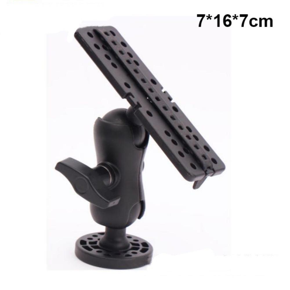 Black Fish Finder Mount Nylon Boat Rotating Bracket New Universal Kayak Holder  Plate Accessories