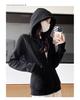 Women's Slim Fit Polar Fleece Hoodie - Double-Faced, Thickened Sports Cardigan for Autumn & Winter