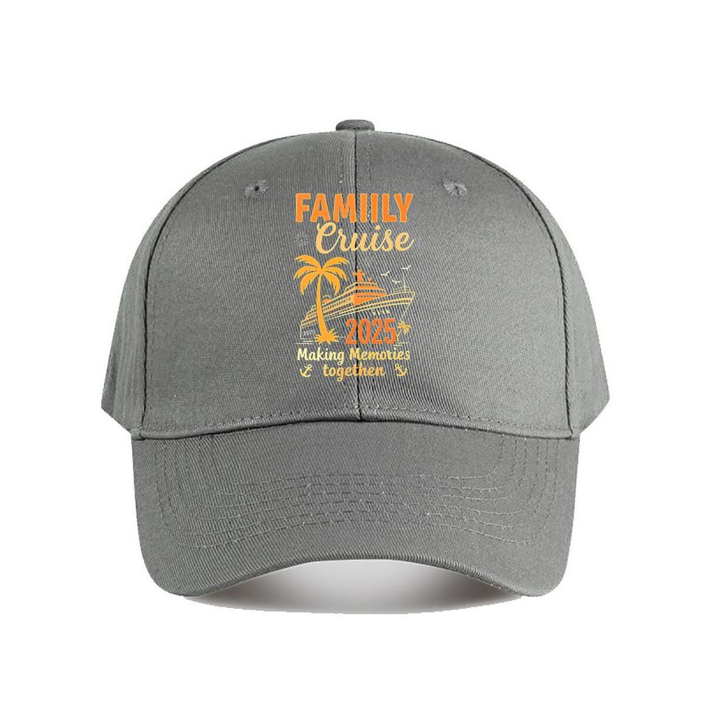 Family Cruise Graphic Baseball Cap Fashion Unisex Sunhat Womens Outdoor Sports Snapback Cap