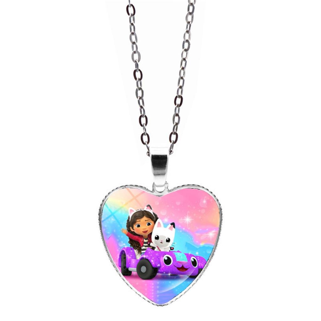 Love Necklace Jewelry Girl Gift Cartoon Peach Heart Pendant Necklace