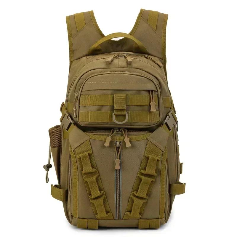 Fishing Lure Rod Luggage Camping Mountaineering Backpack Hunting Multi-functional Military Tactical Fishing Shoulder Bag Men