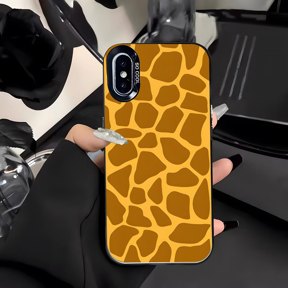 

Giraffe Illustration Phone Case For IPhone 17 Air 16 E 15 14 Plus 13 12 11 Pro Max Colored Silver Cover iPhone 16 Pro