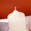 Household Emergency Lighting Bold Red and White Candle Pointed Odorless Long Pole Cylindrical Large Candle