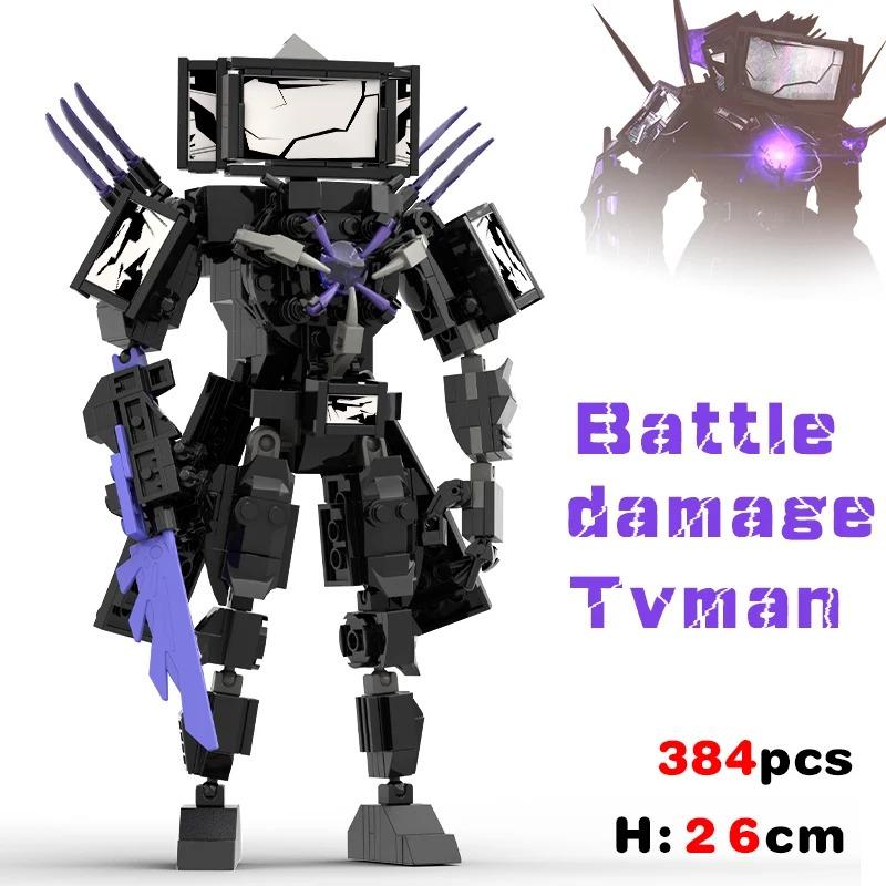 Skibidi Man Toilet Speakerman G-man Titan Tv king 8.0 Building Blocks Set Anime Action Figures Model Toys for Kids Birthday Gift