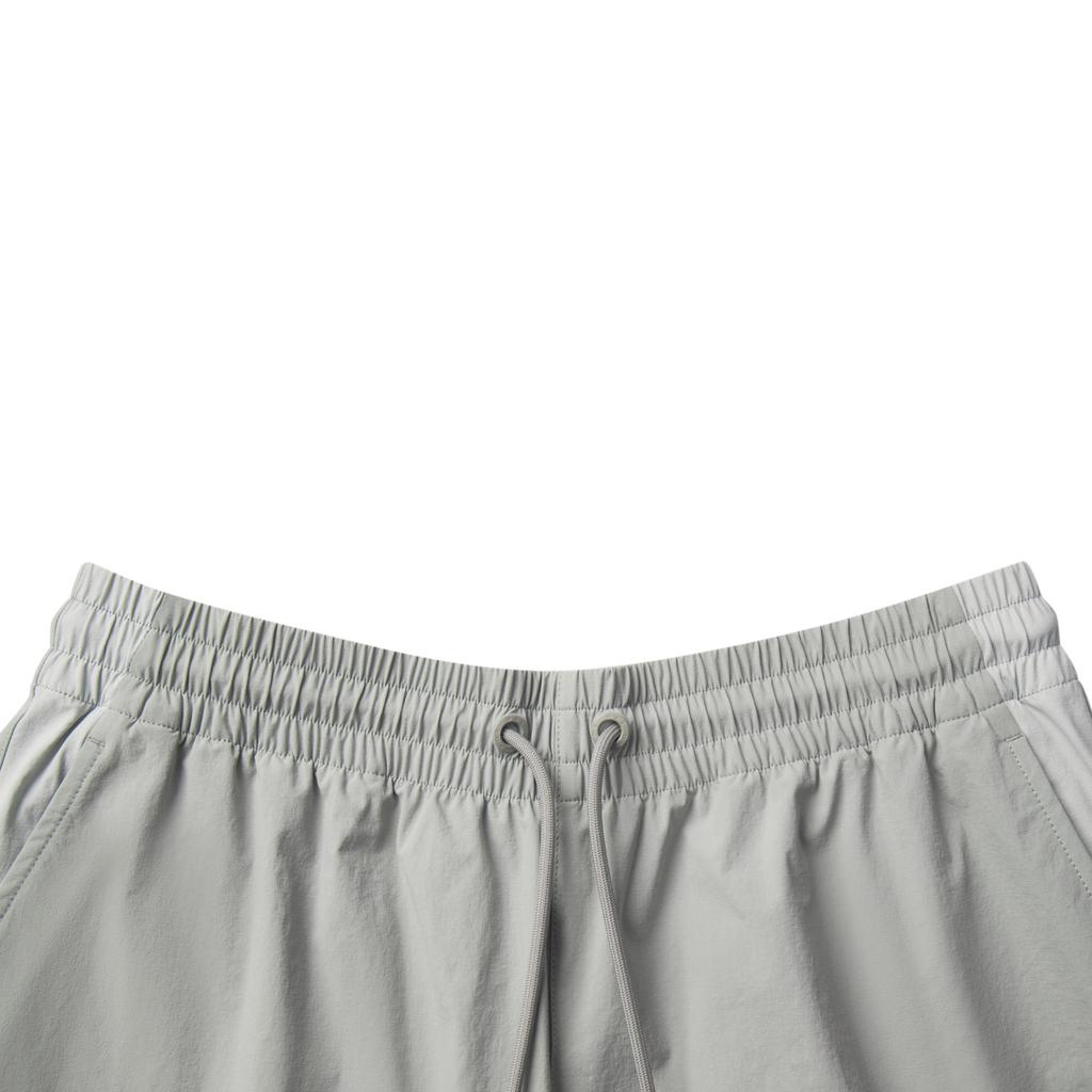 Li Ning Wade Series Comfortable Loose Simple Sports Mid Waist Versatile Casual Shorts Men Shorts Ultimate-Gray Crystal-Gray AKSV603-2