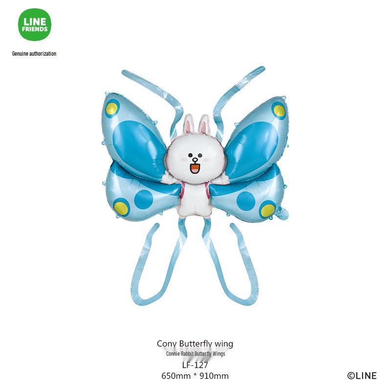 Colorful Children's Angel Wings Inflatable Butterfly Balloons for Night Market and Street Stall Decoration