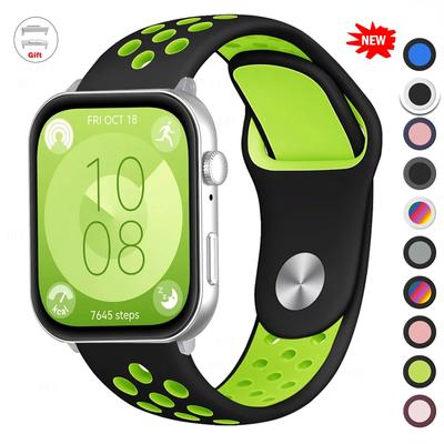 Sport Watchbands For Huawei Watch Fit 3 Strap Smart Wristband Breathable Vitality Silicone Bracelet Huawei Fit 2 Band Accessories