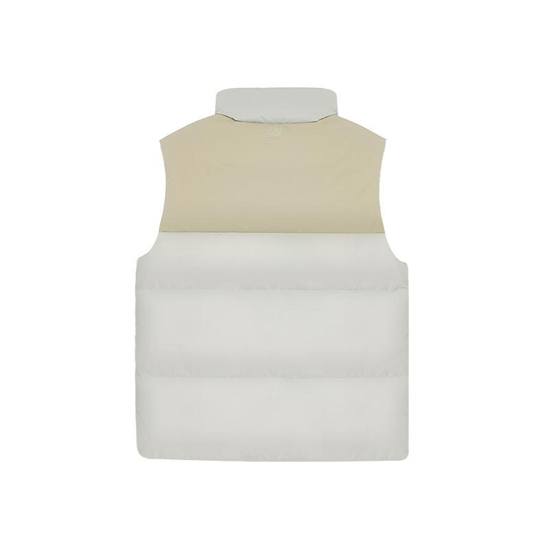 New Balance Down Vests Men's Khaki Stand Collar Thickened Other AMV34307-SEN