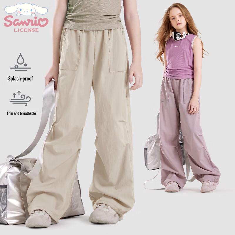 Hello Kitty Girls  Summer Lightweight Cargo Pants 140