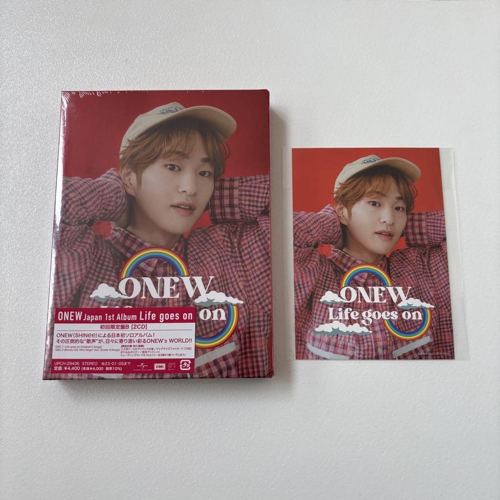 [USED] ONEW 1st Album Life goes on First Press Limited Edition B