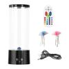 LED Jellyfish Lamp 17 Color Setting Jellyfish Aquarium Light with Remote Control Fantasy Tank Table Lamp Ultra-Silent Night Lights for Home Office
