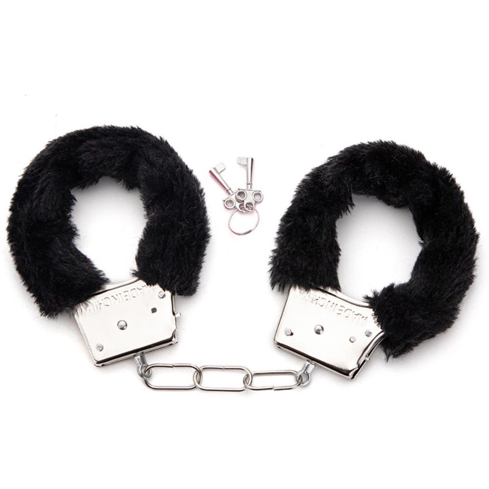Fluffy SM Bondage Handcuffs Soft Restraints Cuffs Flirt Plush Handcuffs  Adult Games