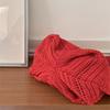 Korean Style Hollow Out Knitted Weave Bag Solid Color Knitted Shoulder Bag Crochet Tote Bag  Daily