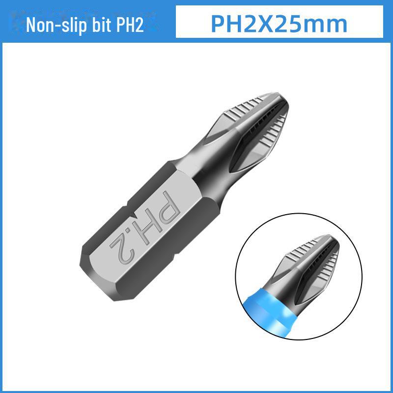 PH2 Non-Slip Crosshead Screwdriver Bit for Electric and Manual Use
