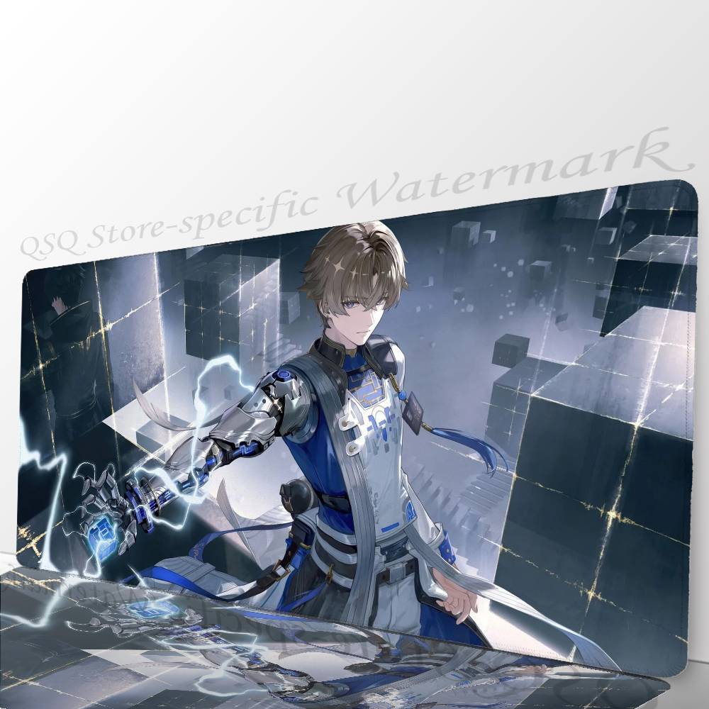 Xiangli Yao Anime Game W-Wuthering Waves Mousepad Mouse Mat Desk Mat With Pad Gaming Accessories Prime Gaming XXL Keyboard Pad