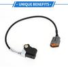 1 Pc Crankshaft Position Sensor for Mazda Protege DX, LX 1.6 2001 Sturdy Metal Plastic Black Engine Crank CKP Sensor