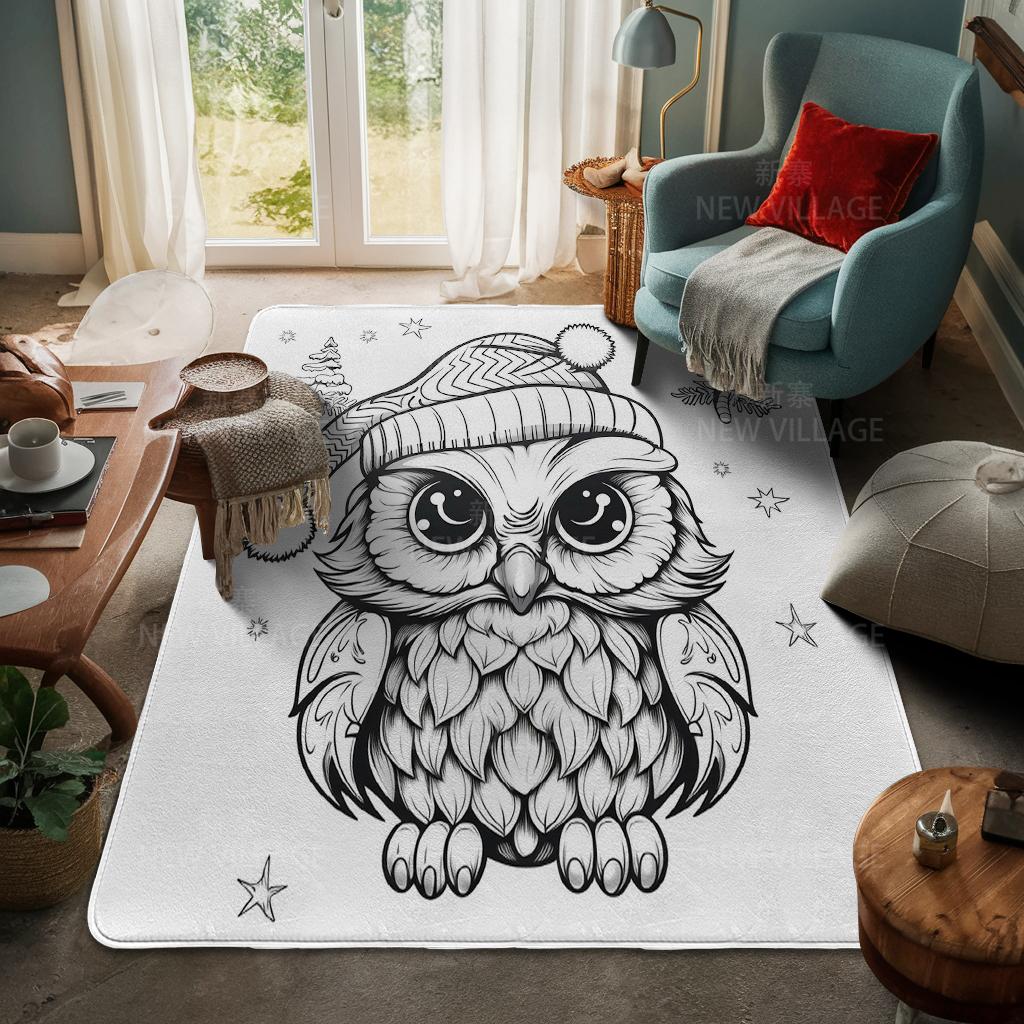 House Entrance Carpet Home Door Mat Living Room Bath Foot Bathroom Non-slip Water Absorption Rugs Bath Merry Christmas Winter