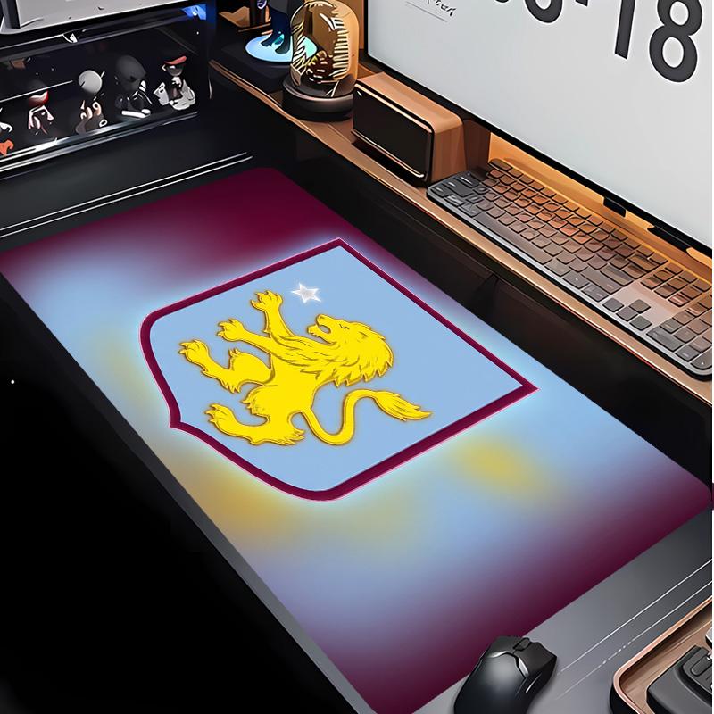 Tappetino per Mouse Stampa Calcio Aston Villa Non?Tappetino Antiscivolo in Gomma per Scrivania Impermeabile Mousepad da Gioco per Laptop Ufficio Desktop