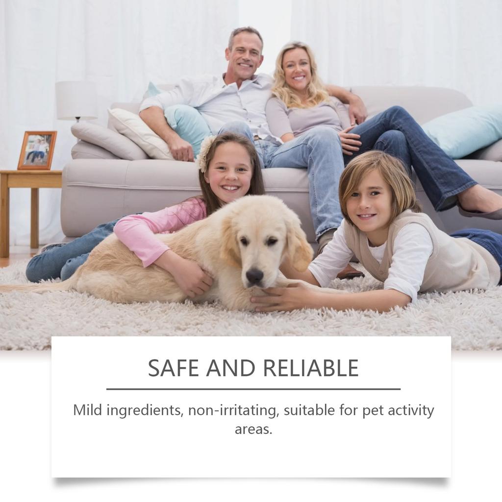 Teppich- und Raumerfrischer für Haustiere, Teppichpulver, Tiergeruch, sanfte Geruchsentfernung, 150 g