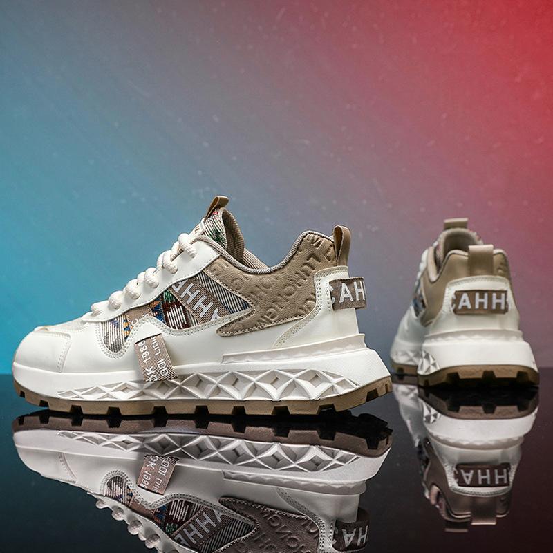

New 2025 four-season wear men s platform trend color matching fashion casual versatile daily sports style men s shoes 44