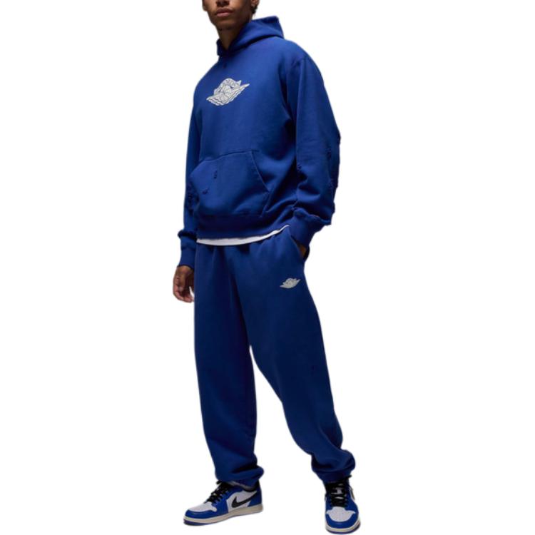 Jordan Pantaloni da Jogging in Maglia Semplici Comodi Traspiranti Serie Air Rari Uomo fondo Blu Reale Profondo IB2999-485
