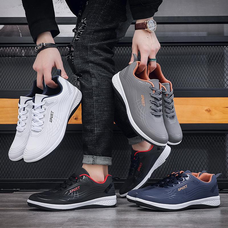 New Sneakers Fashion Running Shoes Men's Teen Boys Board Shoes