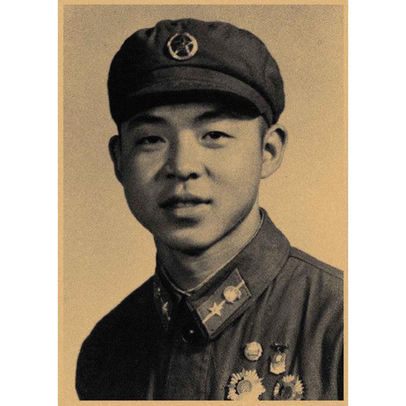 Large Lei Feng Decorative Kraft Paper Poster for Restaurants, Bars, and Snack Shops
