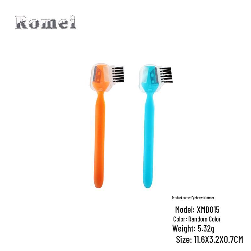 

Бритва и триммер для бровей с щеточкой - Инструмент для красоты