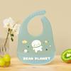 Soft Silicone Baby Bibs Cute Cartoon Animal Kids Bib Girl Boy Adjustable Burp Cloths Baby Waterproof Feeding Stuff