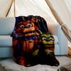 Freddy Theme Printed Blanket Perfect For Couch Bed Travel Outdoor Use Machine Washable Cozy Durable
