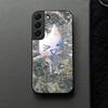 INS Cute Toro Inoue Cat Phone Case Glass For Samsung Galaxy S21 S26 S25 S22 S20 S24 S23 Ultra Fe Plus A16 A34 A54 A24 Coque