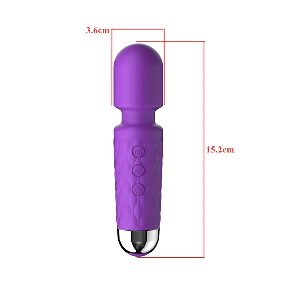 Powerful Magic Wand Vibrator for Women – AV Clitoral & G-Spot Stimulator | Rechargeable Adult Sex Toy, Erotic Massager