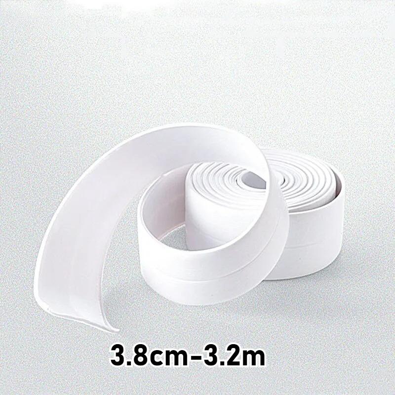 Waterproof Self-Adhesive Caulk Tape Sealant Strip for Bathroom, Toilet, Bathtub & Tile Corners