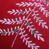 Christmas Tree Embroidery Pillow Cover Cojines 30x50cm Red Green Holiday Decoration Pillowcase Cushion Covers Decor Home Sofa