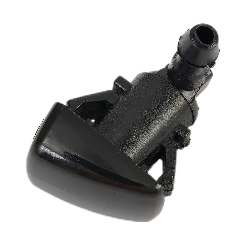 Water Jet Nozzle Washer Nozzle Car 2pcs 95226510 ABS Plastic Black