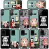 Phone Case for Samsung Galaxy S25 S23 S22 S24 Ultra FE S8 A05 A06 A15 A16 A36 A37 A35 A54 A55 A56 A57 A25 A26 A53 Anime Spy X Family Anya Forger Cover