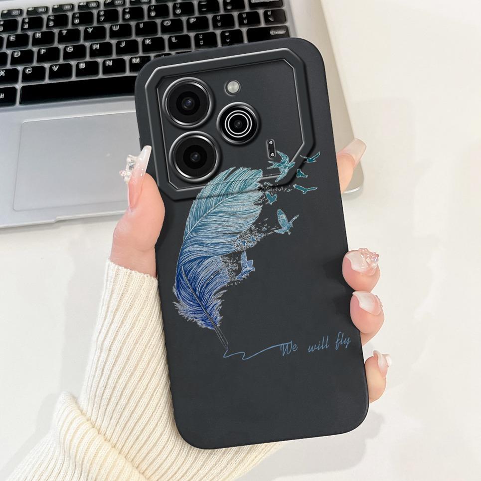 

Soft Case For Tecno Pova 6 Pro / Pova 6 Etui Coque Shockproof Funda Stylish Pattern Back Bumper Cover On Pova6 6Pro LI7 LI9 Case Pova 6 LI7