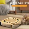Interactive Cat Toy with Ball Track & Scratching Posts - Durable Cardboard Entertainment for Indoor Cats, Interactive Cat Toy Ball, Playful Design