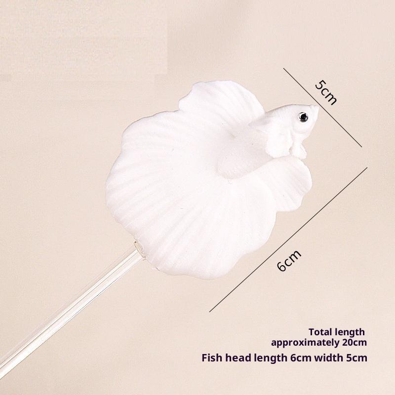 1PC Colorful Aquarium Betta Training Wand Plastic Playing Stick Active Healthy Betta Fish Equipment Resin Decoration Fish Stick