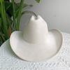 Suede Purple Cowhead Cowboy Hat New Large Size Cowboy Hat Suede Material Water Drop Top Men's and Women's Knight Hat 2023