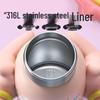 SUPOR 550ml Isolierter Trinkbecher mit Strohhalm für Kinder