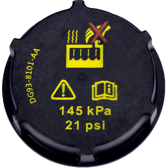 Radiator Surge Tank Cap,Coolant Reservoir Cap Compatible with Ford F150 F250 F350 F450 F550 F600 Bronco Edge Escape Ranger Focus Mustang Fusion