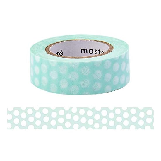 MARK'S Masking Tape for Water-Based Pens, Small Roll "maste" Dot Blue MST-FA12-A