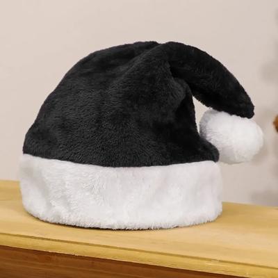 1pc-Christmas Plush Hat Santa Novelty Hat Kids Christmas Decorations For New Year Home Santa Claus Gift Party Supplies