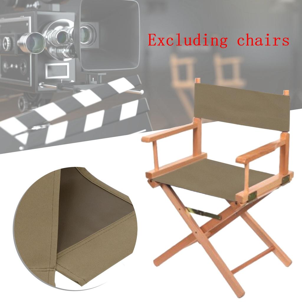 Chair Cover Dustproof Waterproof Oxford Cloth Replacement Cover For Director Club Seat Khaki