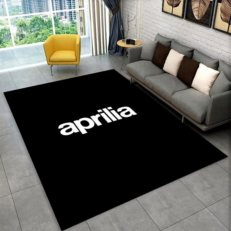 Racing Car A-Aprilia Logo Moto Carpet Rug for Playroom Bedroom Living Room Sofa Home Decor,kid Game Area Rug Non-slip Floor Mat